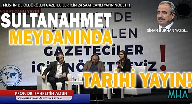 FİLİSTİN İÇİN 24 SAAT CANLI YAYIN
