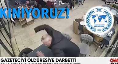 Gazeteciye saldırıya kınama!