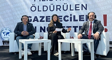 Gazeteciler Gazze'de öldürülen meslektaşları için nöbet tuttu