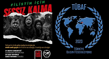 Gazeteciler Filistin İçin Nöbette: "Filistin İçin Sessiz Kalma!" 