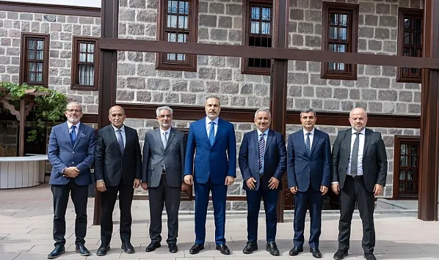 Hakan FİDAN'ın TÜBAF ziyareti: Gündem ile ilgili açıklamalar